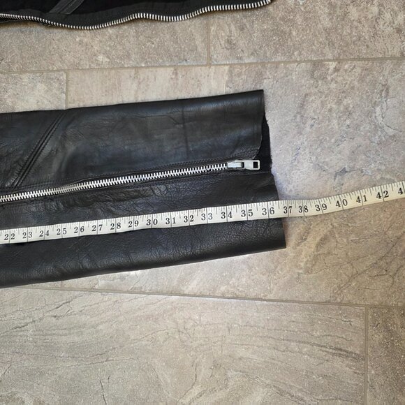 vintage Vanson Leathers Motorcycle Chaps Men small women large - Picture 15 of 15